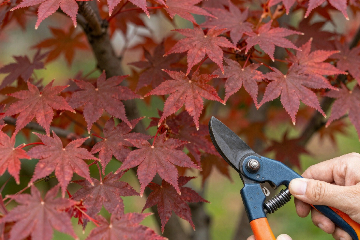 Potare l'acero giapponese in inverno è un rischio: ecco perché è meglio aspettare la primavera